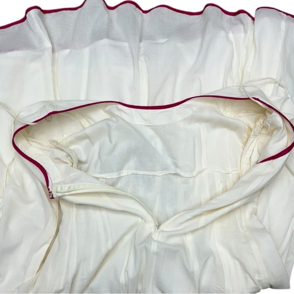 Vintage Long Sleeve Maxi Dress, Boho Style Embroidery, Fits 8-10 Full Length - Picture 12 of 14